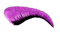 backstage_pvl pink eyebrows mascara eyelashes Sticker
