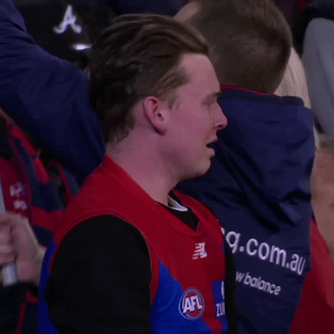 melbourne football club crying GIF by Melbournefc