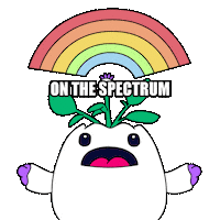Im Different On The Spectrum Sticker by Magic Eden