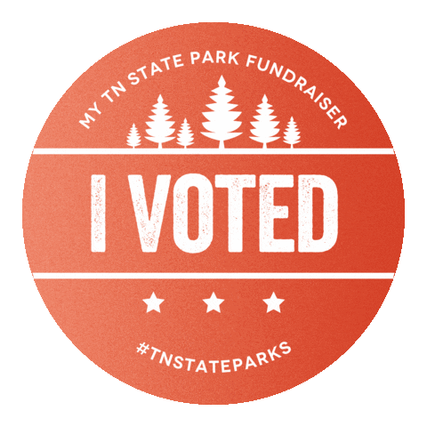 Vote Tsp Sticker by Tennessee State Parks