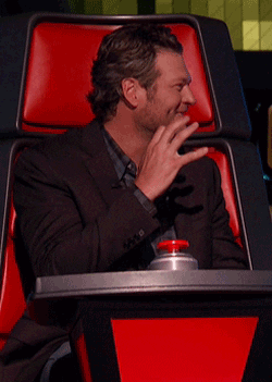 they don't even see next to each other! blake shelton GIF by The Voice