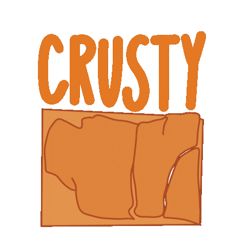 Chalk Crust Sticker by Alz Asmr