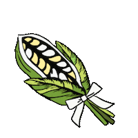 _Mary__arty_ plant seeds sesame растение Sticker