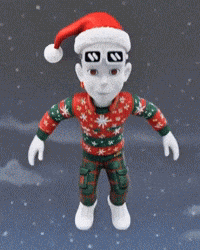 Merry Christmas Snow GIF by Zhot