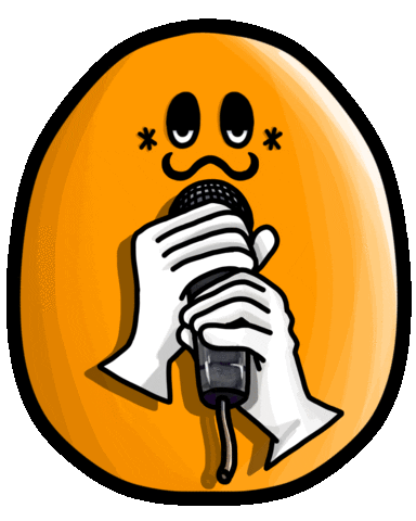 Singer Egg Sticker by yu-san