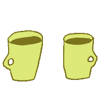 Coffee Cheers Sticker by courtney hassmann