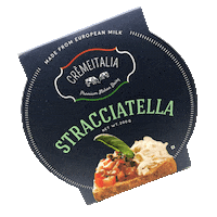 Cremeitalia cheese stracciatella italian cheese cremeitalia Sticker