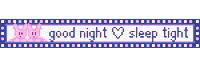 Sleepy Good Night Sticker