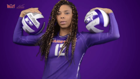 purple aces mvc GIF by Missouri Valley Conference