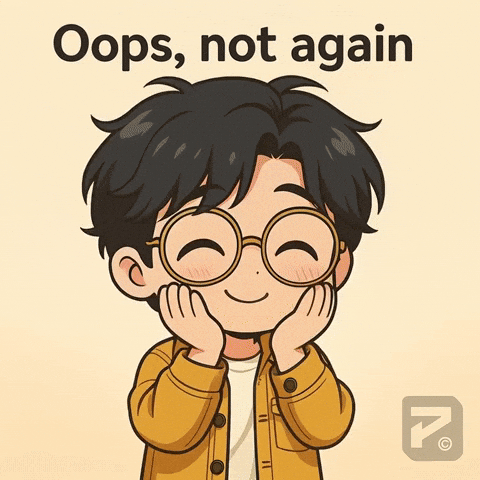 Here We Go Again Oops GIF by Persona