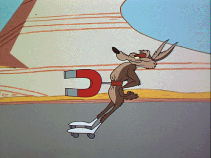 Wile E Coyote Cartoon GIF