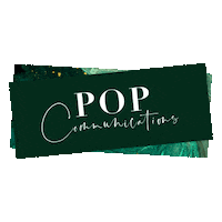 Logo Pr Agency Sticker by Pop Communications