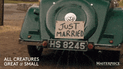 Just Married Love GIF by MASTERPIECE | PBS