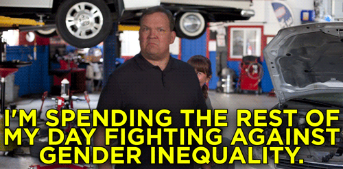 andy richter gender inequality GIF by Team Coco