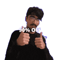 90 Off Sticker