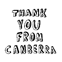 Thanks Thank You Sticker by VisitCanberra