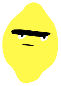Angry Fruit Sticker