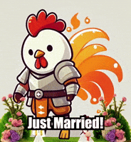 Just Married Wedding GIF by Zorooster