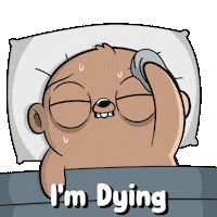 Tired Help Me Sticker by Fugz Official