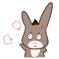 roba_blahblah donkey roba robadonkey Sticker