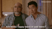 Happy Tears Laughing GIF by Kim's Convenience