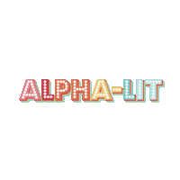 alphalithouston alphalit Sticker