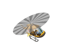 Helicopter Floating Sticker by The Lonely Island