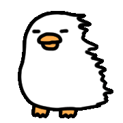 Weishasha duck storm wind Typhoon Sticker