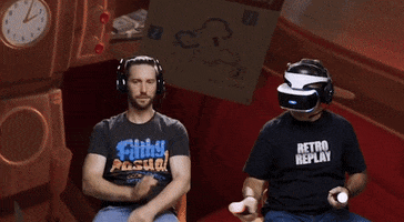 RETROREPLAY vr woah virtual reality nolan north GIF