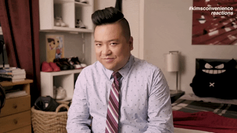 how you doin kiss GIF by Kim's Convenience