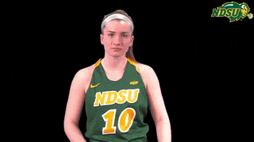 Three Pointer Scales GIF by NDSU Athletics