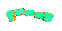 funny text wordart Sticker