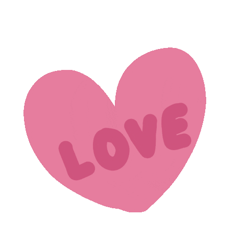 Pink Love Sticker by Tilly & Type