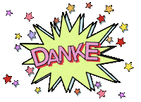 Stars Thanks Sticker by schoenershop