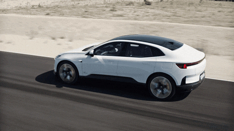 quotidianomotori giphyupload polestar ev cars polestar 4 GIF
