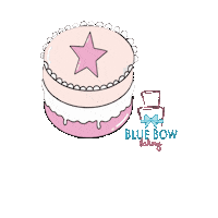 bluebowbakery cake delivery baking fresh cake Sticker