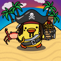 digitalducks stabby quacks digital ducks duck with knife GIF