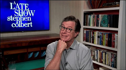 Stephen Colbert Head On Hand GIF by The Late Show With Stephen Colbert