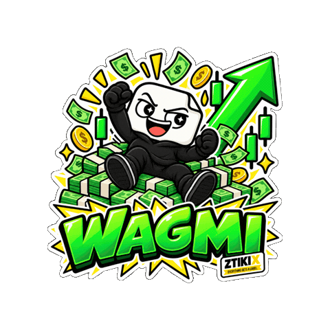 Lets Go Crypto Sticker by ZTIKIX