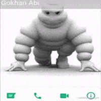 Michelin Man Call GIF
