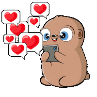 Heart Love Sticker by Fugz Official