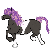 Pixel Trotting Sticker
