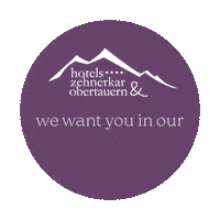 hotelzehnerkarobertauern mitarbeiter barkeeper obertauern jetztbewerben Sticker