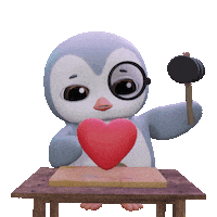 Sad Broken Heart Sticker by Pengu