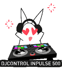 HerculesDJ music animals dj rabbit Sticker