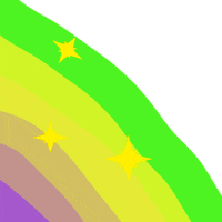 Rainbow Sky Sticker