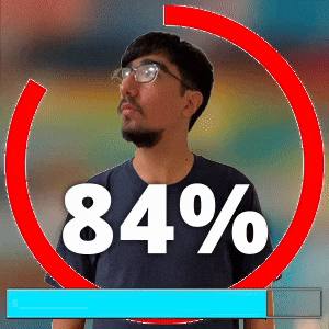 84%