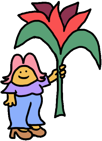 Flower Sticker by Ruppert Tellac