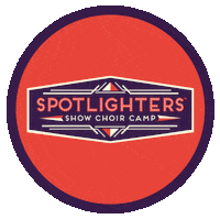 SpotlightersCamp showchoir show choir spotlighters Sticker