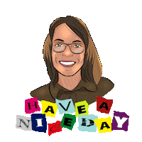 Haveaniceday Sticker by Natalie Held